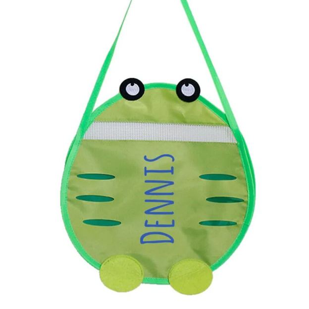 Personalized Ladybird Seashell Zipper Mesh Beach Bag | CWBeach98