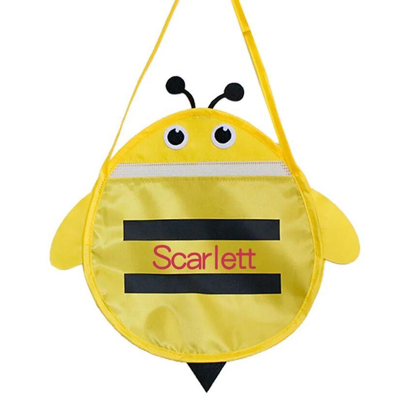 Personalized Ladybird Seashell Zipper Mesh Beach Bag | CWBeach98