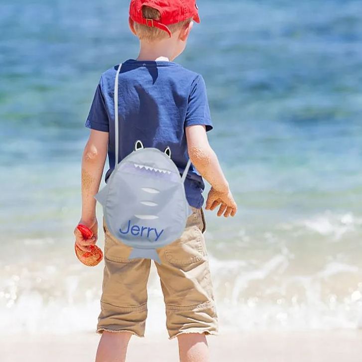 Personalized Ladybird Seashell Zipper Mesh Beach Bag | CWBeach98