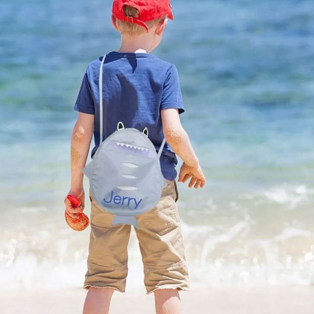 Personalized Ladybird Seashell Zipper Mesh Beach Bag | CWBeach98
