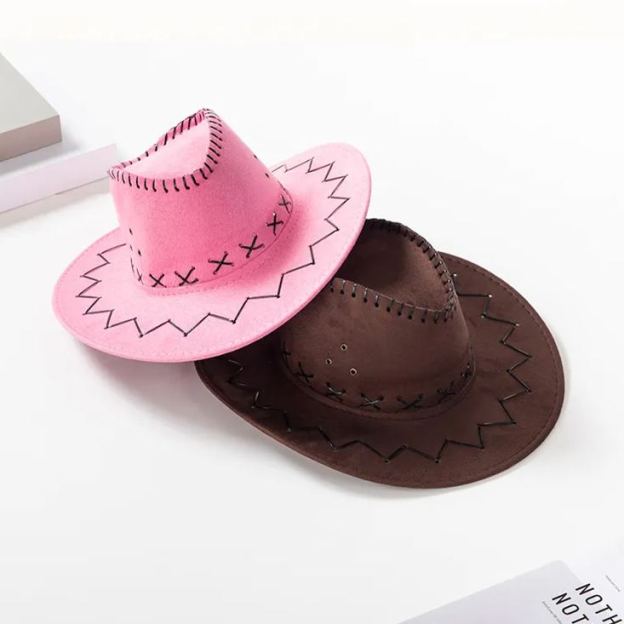 Personalized Leather Patch Cowboy Hat for Comfort & Unique | CWBeach103