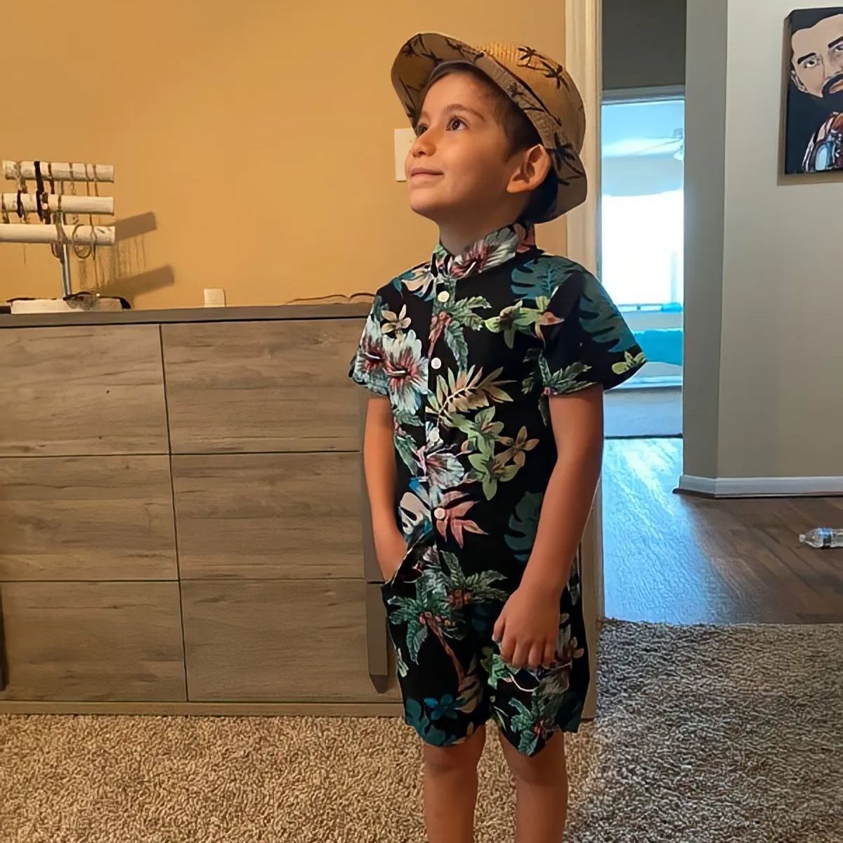 Personalized Summer Leather Patch Straw Hat for Comfort & Unique | CWBeach105