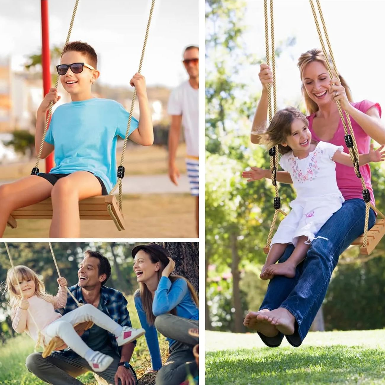 Personalized Kid's Wooden Garden Swing | CWToy50