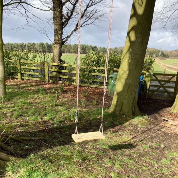 Personalized Kid's Wooden Garden Swing | CWToy50