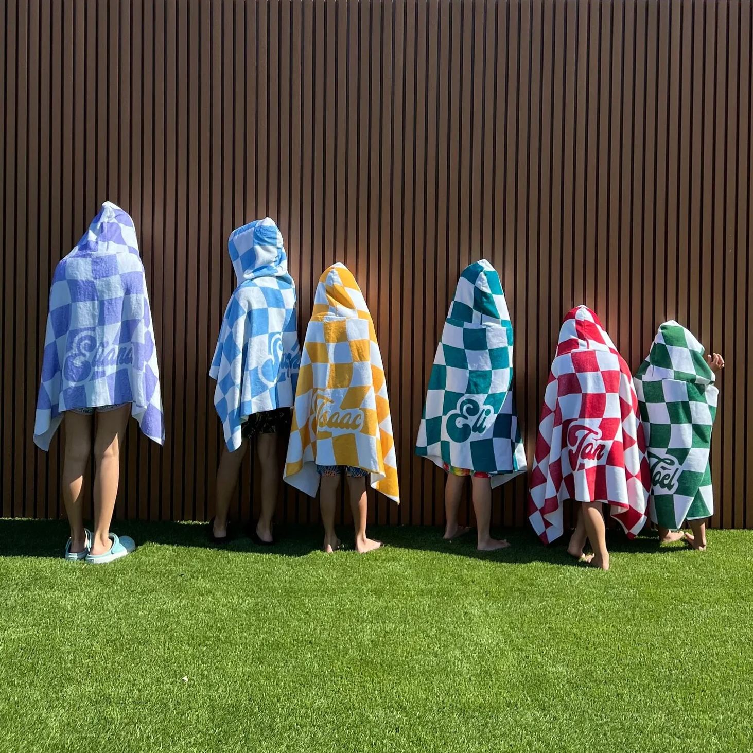 Personalized Hooded Beach Towel for Summer & Beach | CWHTowel44