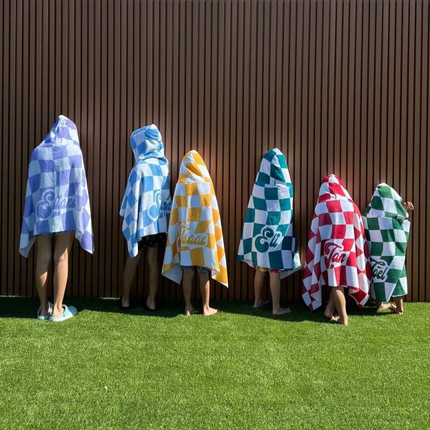 Personalized Hooded Beach Towel for Summer & Beach | CWHTowel44