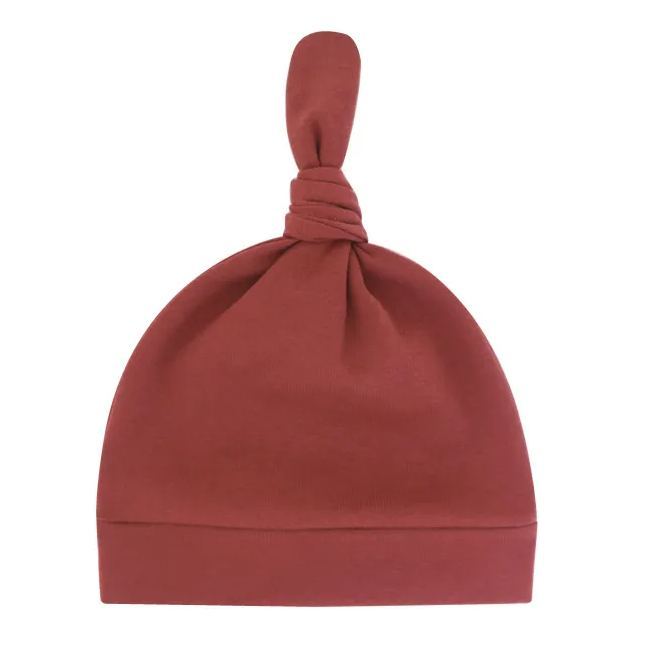 Personalized Newborn Baby Knot Hat Set | CWBaby76