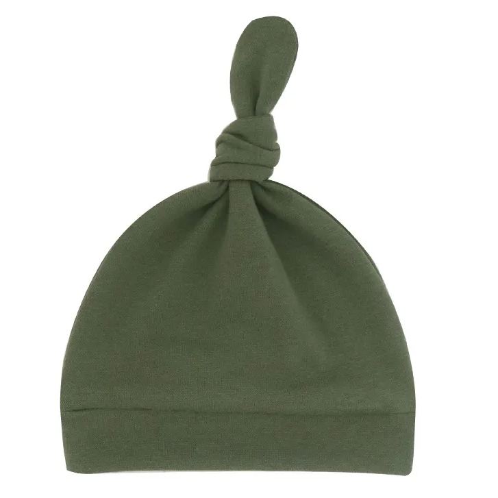 Personalized Newborn Baby Knot Hat Set | CWBaby76