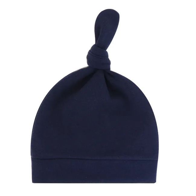 Personalized Newborn Baby Knot Hat Set | CWBaby76