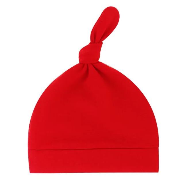 Personalized Newborn Baby Knot Hat Set | CWBaby76