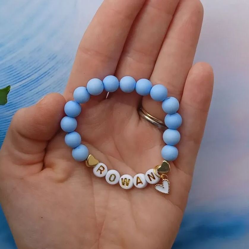 Personalized Kids Lovely Bead Bracelet | CWBeach136