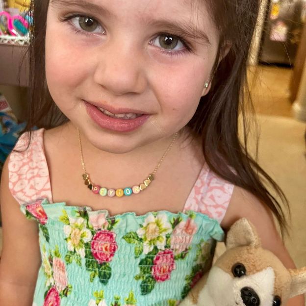 Personalized Colorful Bead Necklace For Kids & Adult ｜CWBeach20