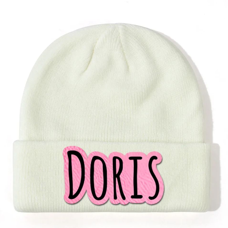 Personalized Leather Patch Beanie for Comfort & Unique | HSKid33