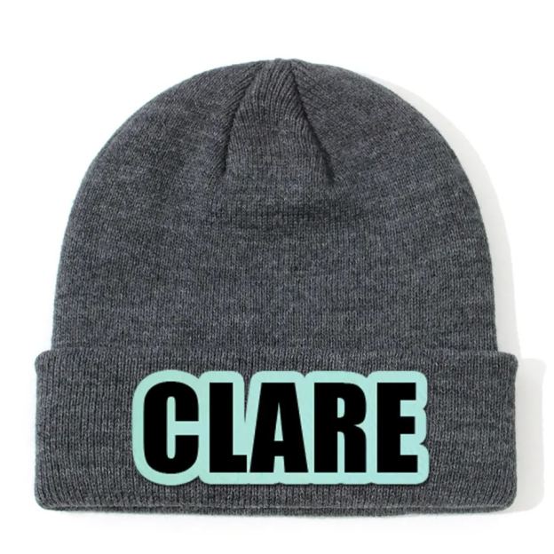 Personalized Leather Patch Beanie for Comfort & Unique | HSKid33