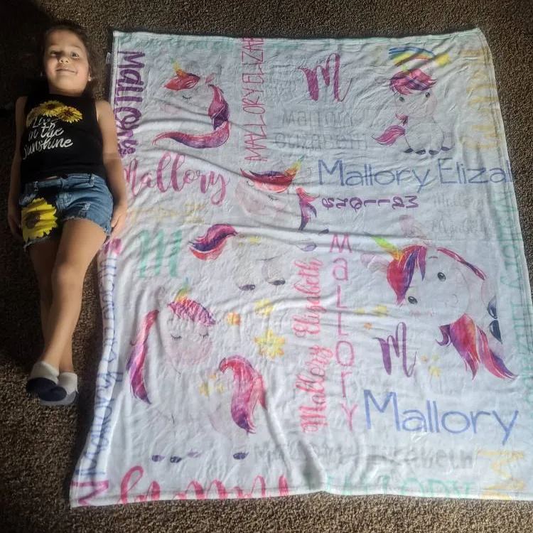 Personalized Lovely Kid Blanket for Comfort & Unique | BKKid125