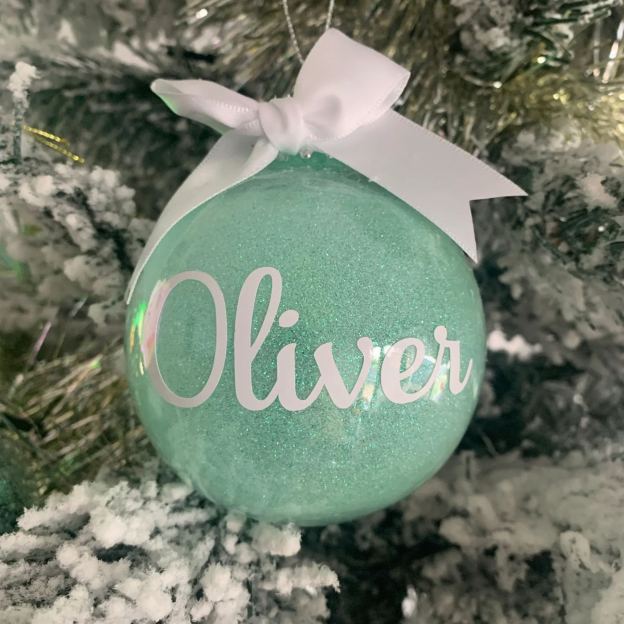 Personalised Christmas Bauble Ornaments (3 pcs/ Set) | MCGift20