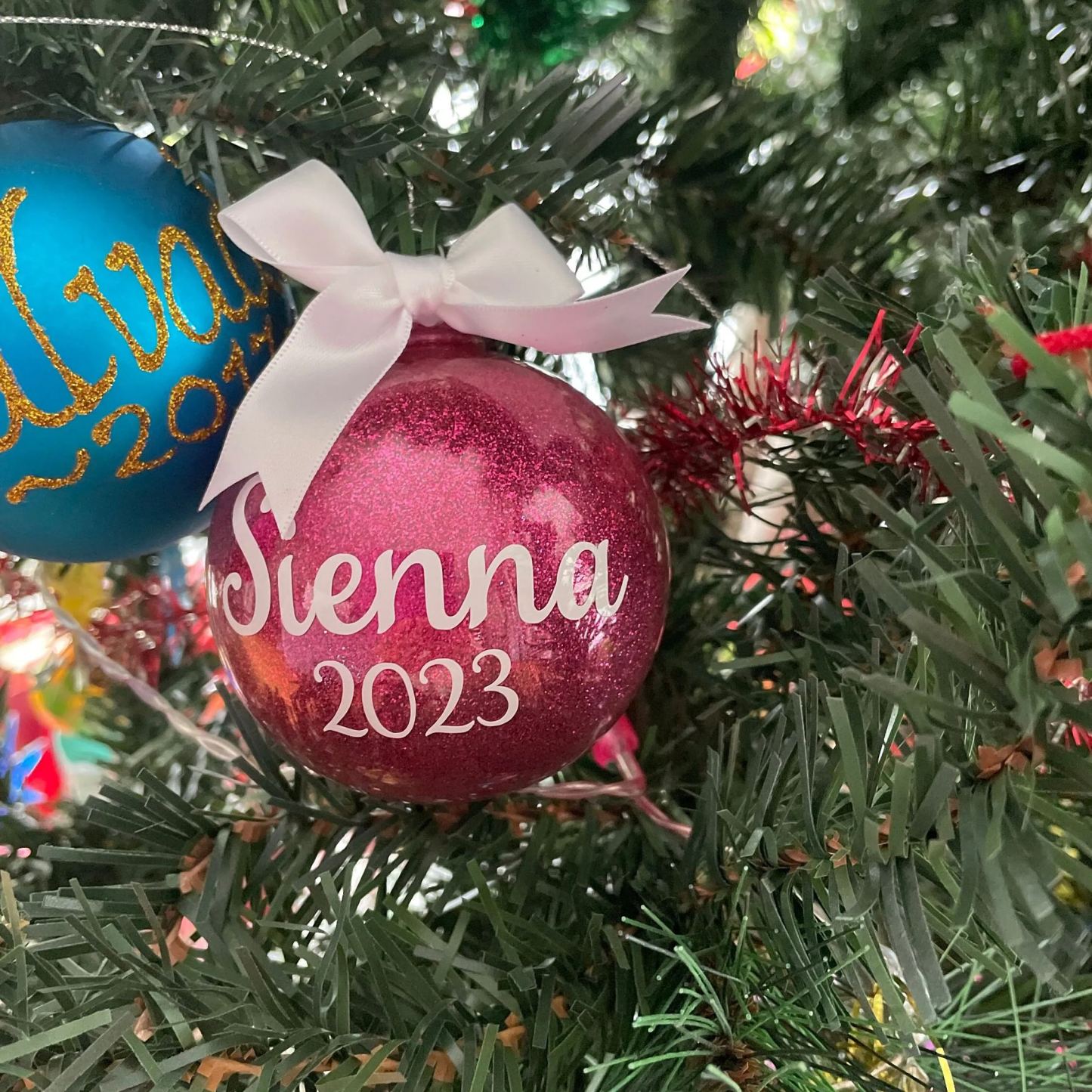Personalised Christmas Bauble Ornaments (3 pcs/ Set) | MCGift20