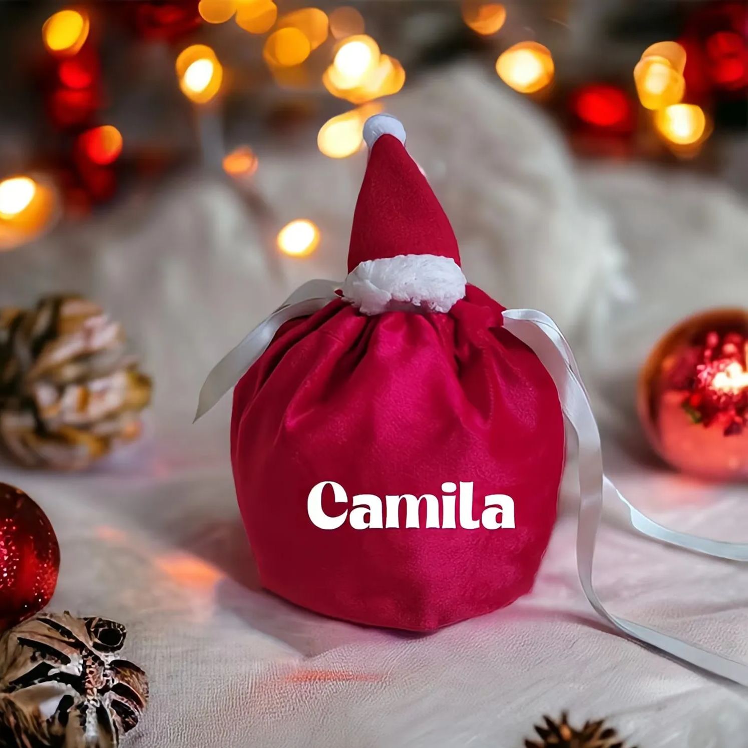 Personalized 6*8 inches Christmas Gift Bag | MCGift42