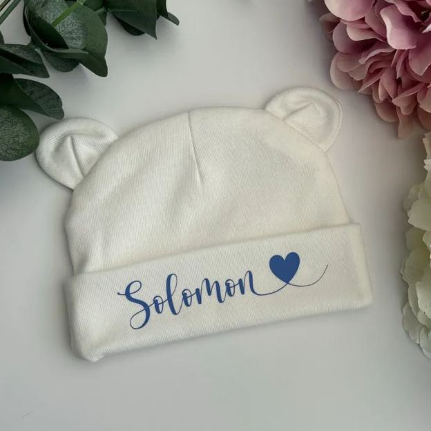 Personalized Lovely Bear Baby Hat for Comfort & Unique | HSKid38