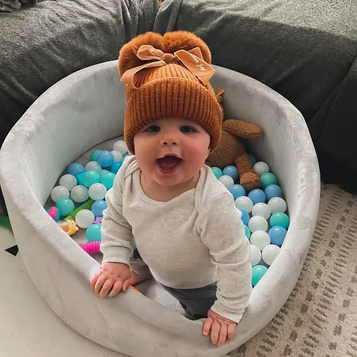 Personalized Kid Pom Pom Hat for Comfort & Unique | HSKid03