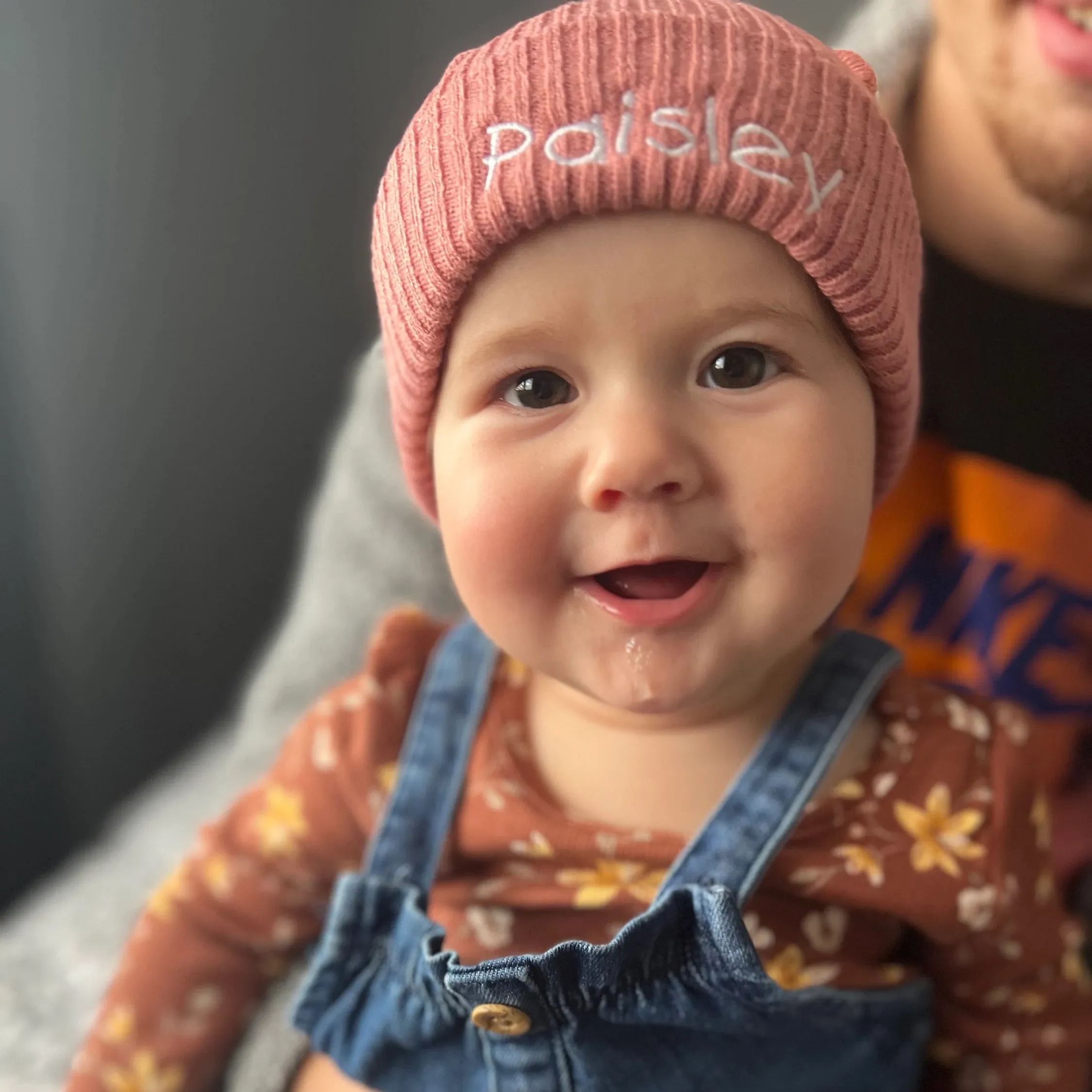 Personalized Cute Bear Beanie With Ears | HSKid38