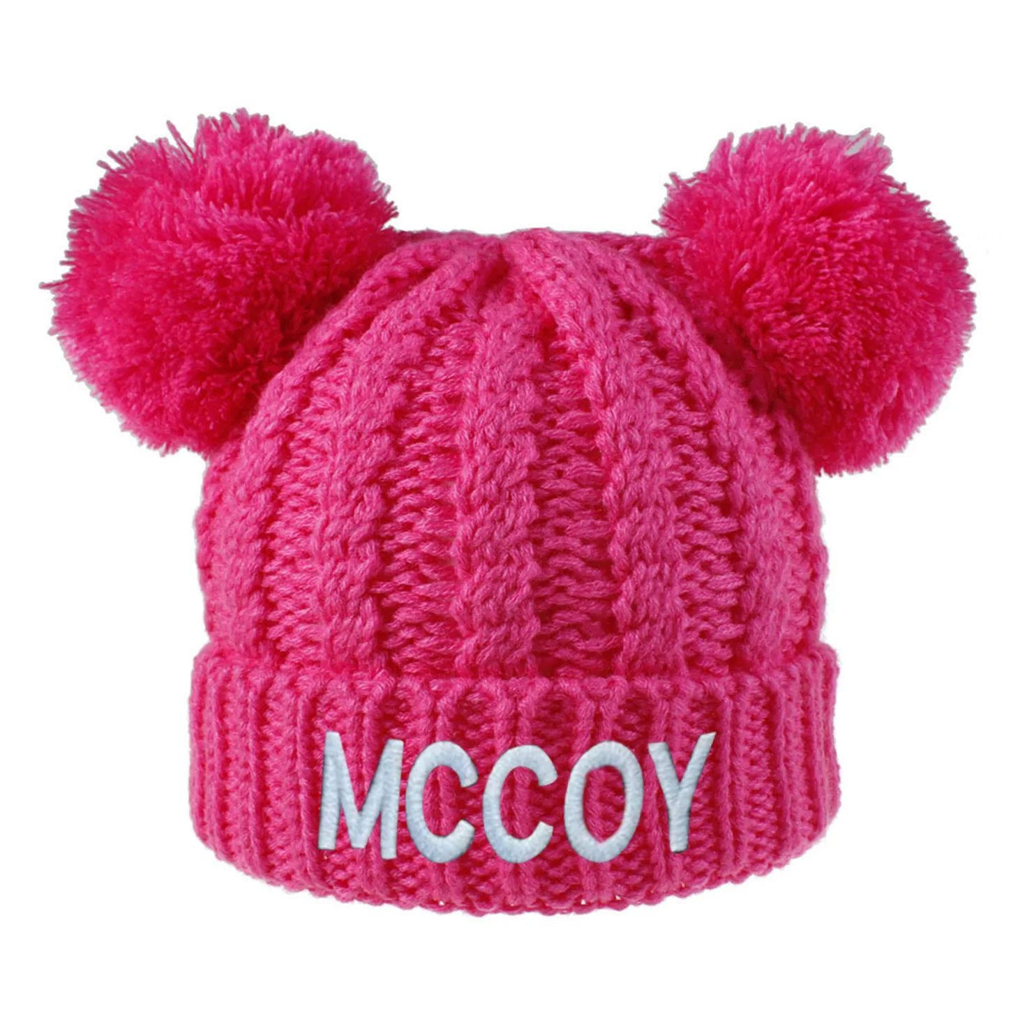 Personalized Embroidery Pom Pom Hat for Comfort & Unique | HSKid17