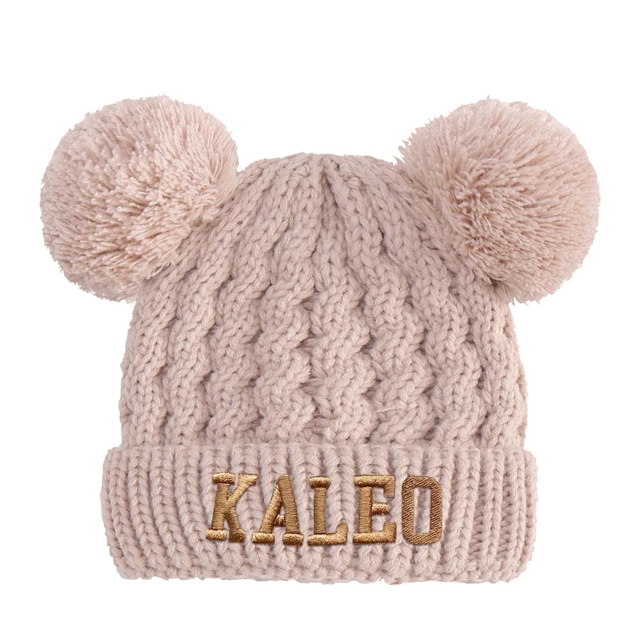 Personalized Embroidery Pom Pom Hat for Comfort & Unique | HSKid17