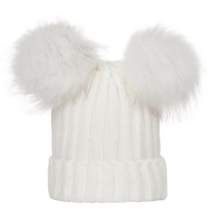 Personalized Embroidery Kid & Adult Pom Pom Hat for Comfort & Unique | HSKid07