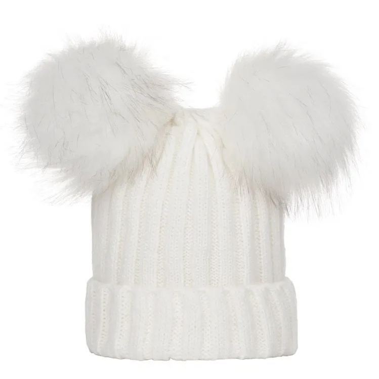 Personalized Embroidery Kid & Adult Pom Pom Hat for Comfort & Unique | HSKid07