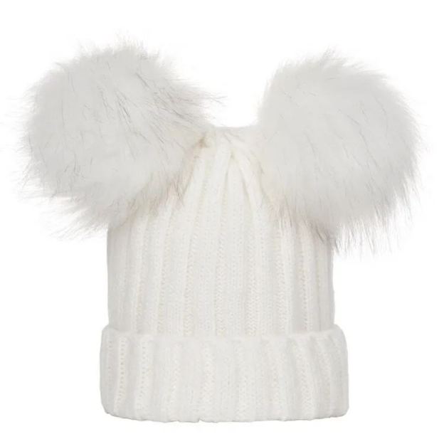 Personalized Embroidery Kid & Adult Pom Pom Hat for Comfort & Unique | HSKid07