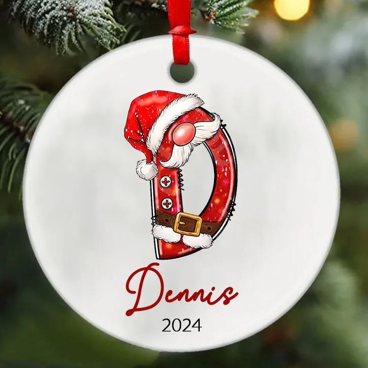Personalized Christmas Monogram Ornaments Decoration | MCGift5710