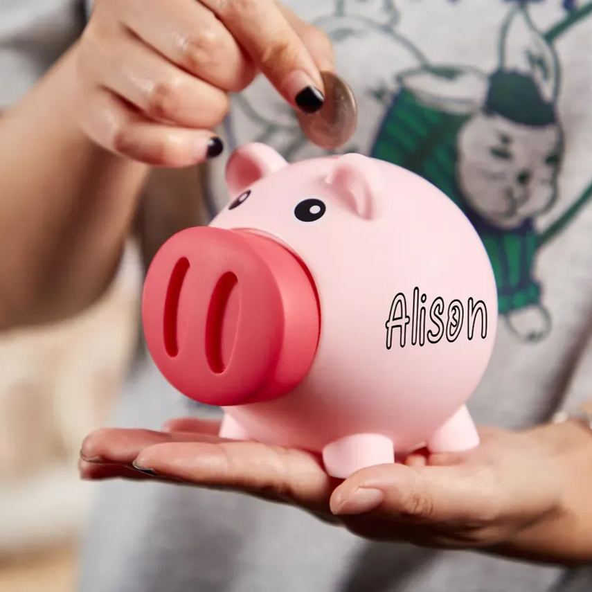 Personalized Kids Lovely Piggy Bank | CWToy89