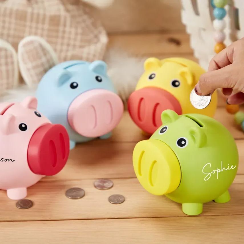 Personalized Kids Lovely Piggy Bank | CWToy89
