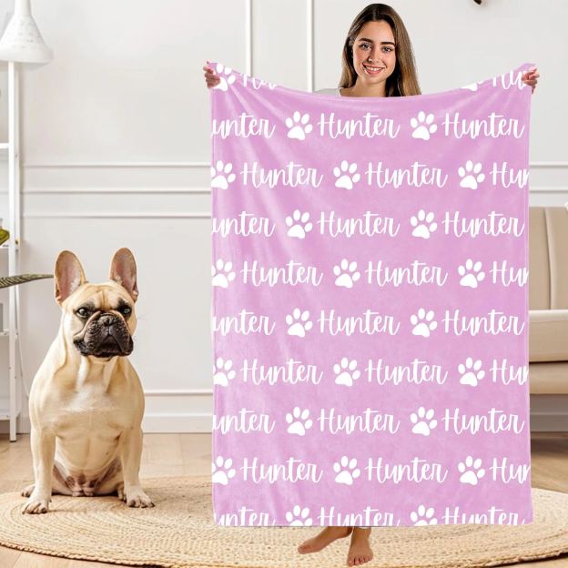 Personalized Lovely Pet Blanket for Comfort & Unique | BKPet104