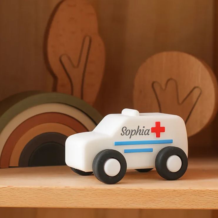 Personalized Kid Silicone Plane and Car Toy | CWToy99