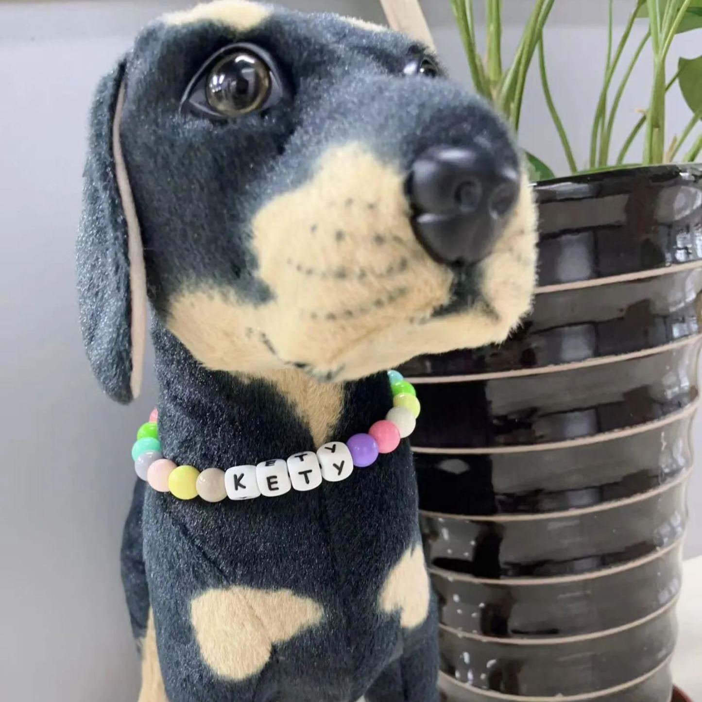 Personalized Handmade Name Dog Collar with Buckle | BKPet143