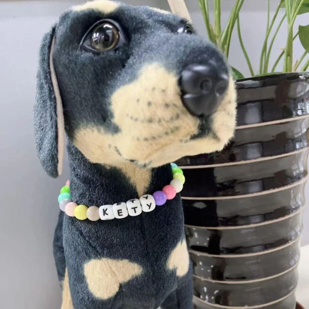 Personalized Handmade Name Dog Collar with Buckle | BKPet143