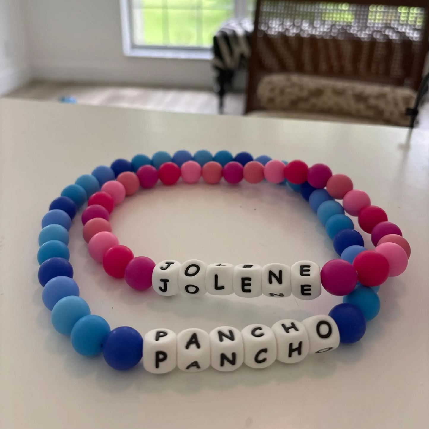 Personalized Handmade Silicone Beads Dog Collar | BKPet144