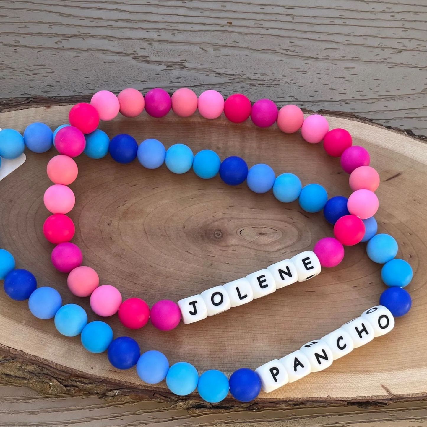 Personalized Handmade Silicone Beads Dog Collar | BKPet144