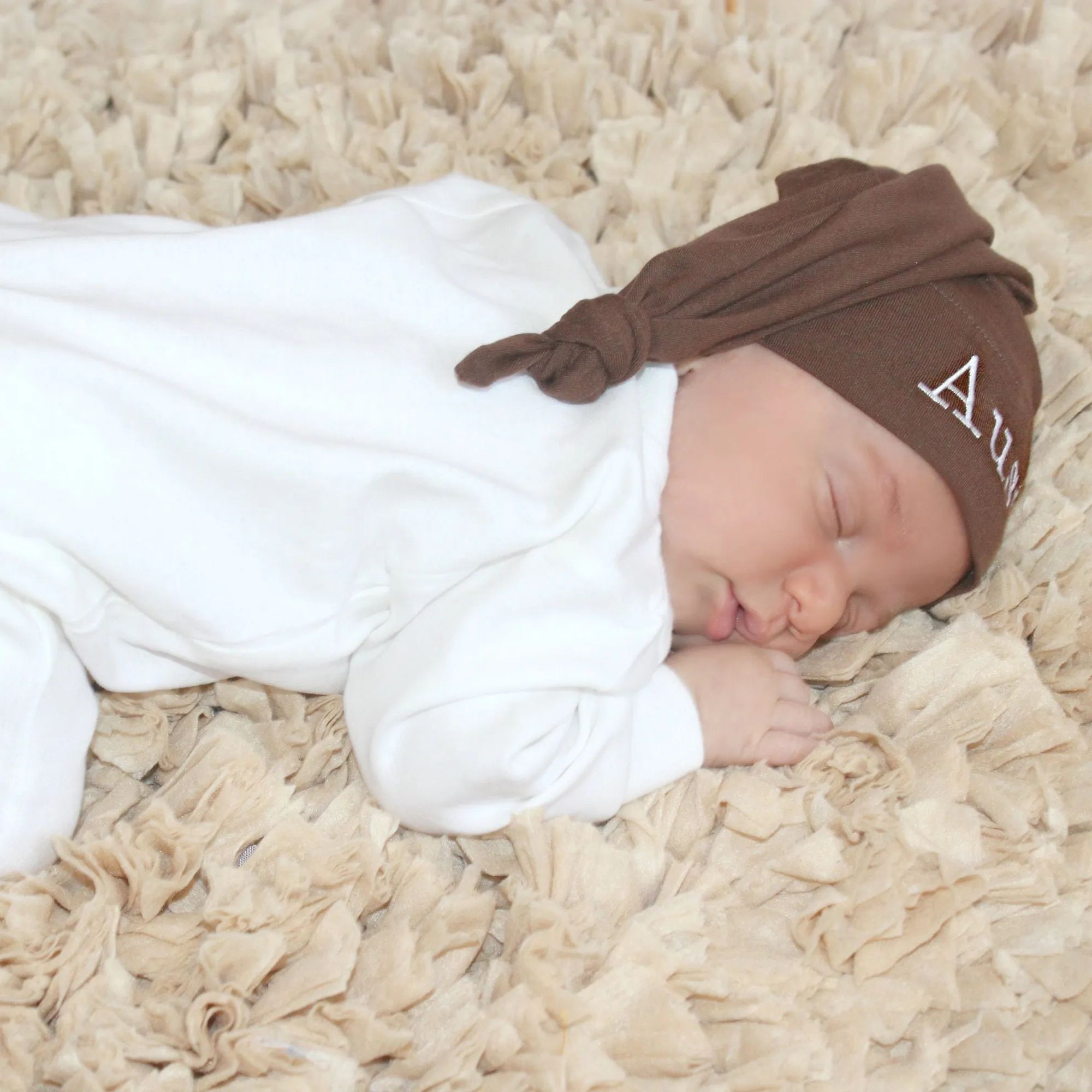 Personalized Baby Funny Take Home Romper and Hat Set | CWBaby136