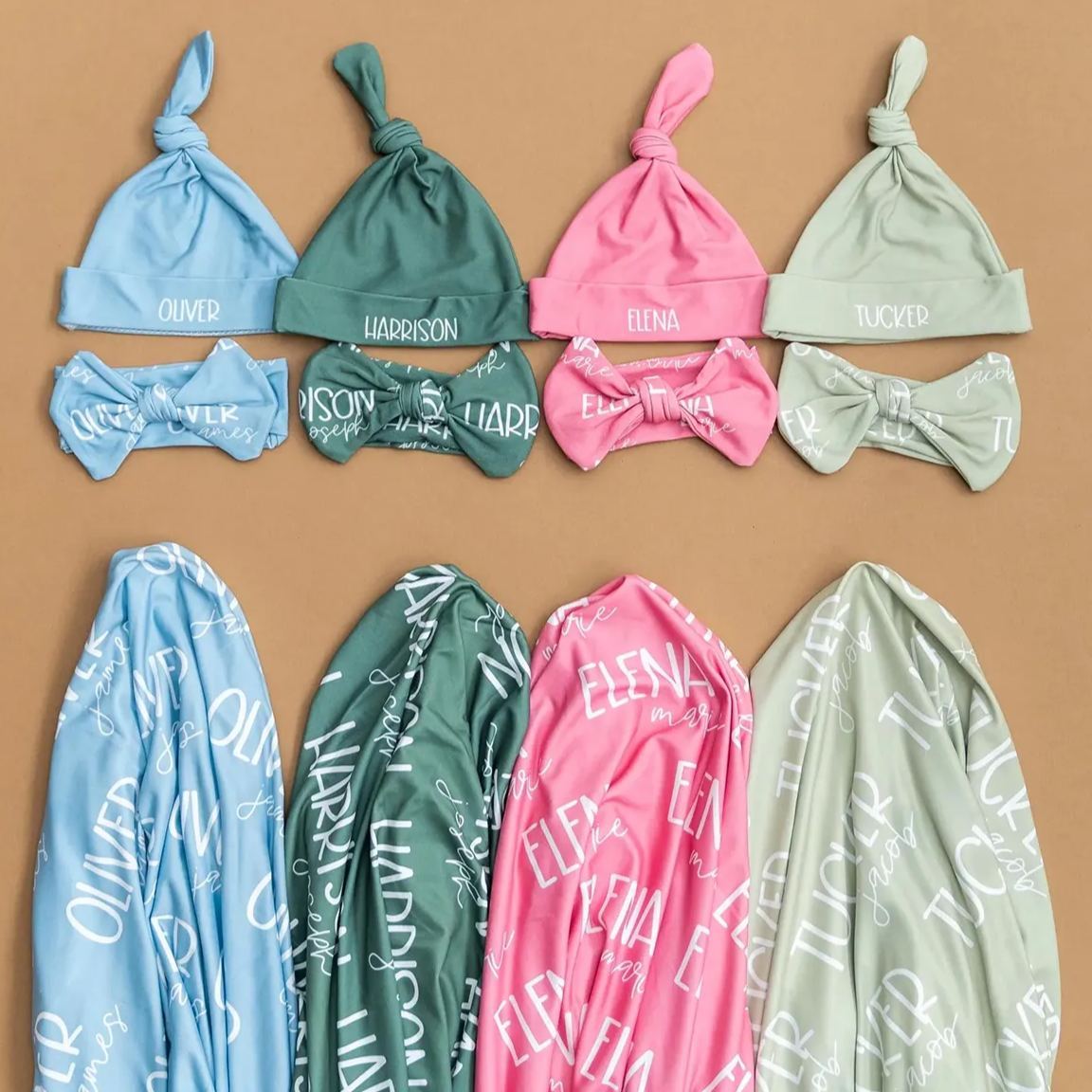 Personalized Baby Swaddle Blanket Set for Comfort & Unique | BBBlanket11