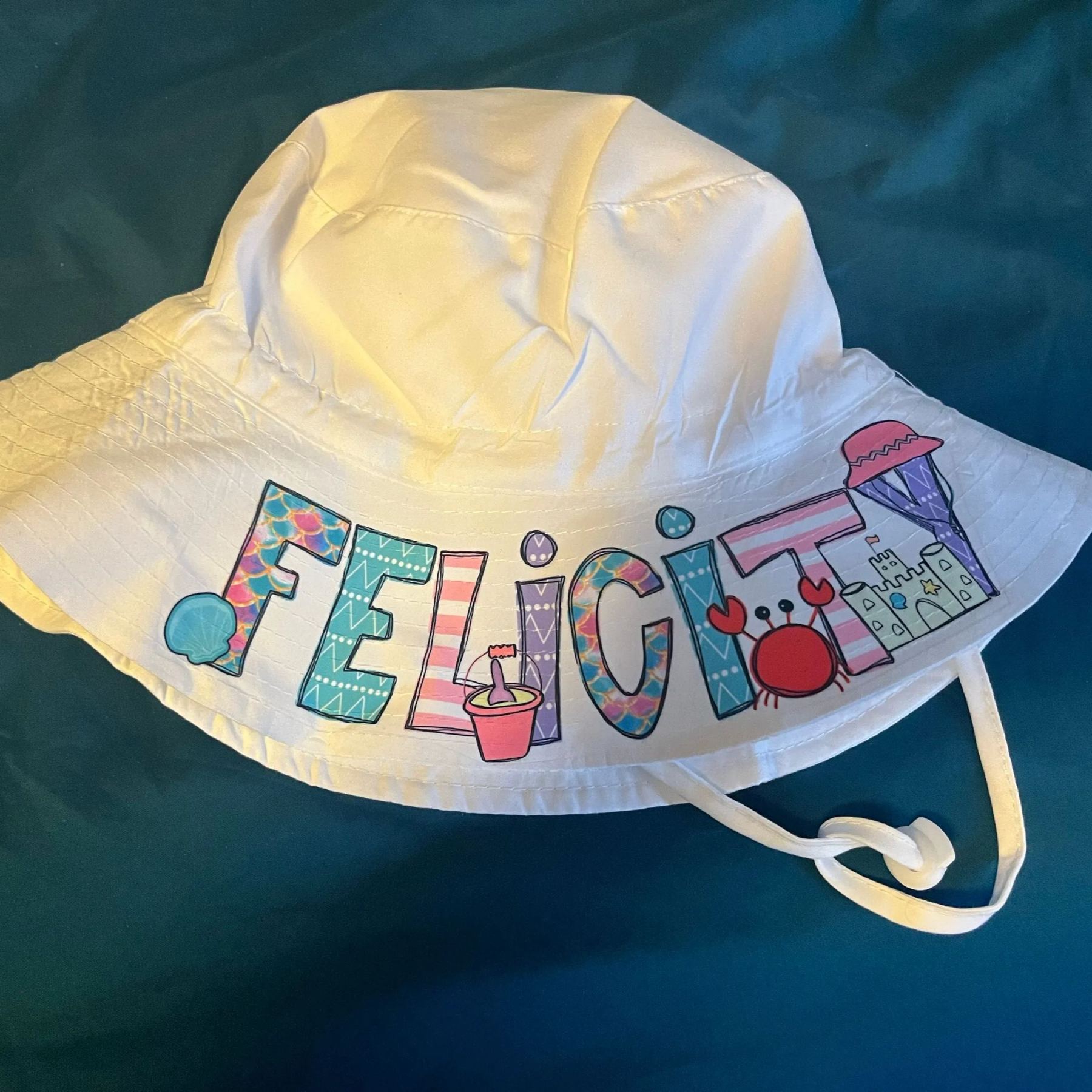 Personalized Lovely Summer Sun Protection Bucket Hat | CWBeach158