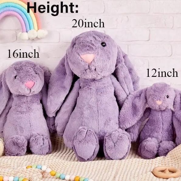 Personalized Baby Embroidery Monogrammed Bunny Rabbit | CWToy06