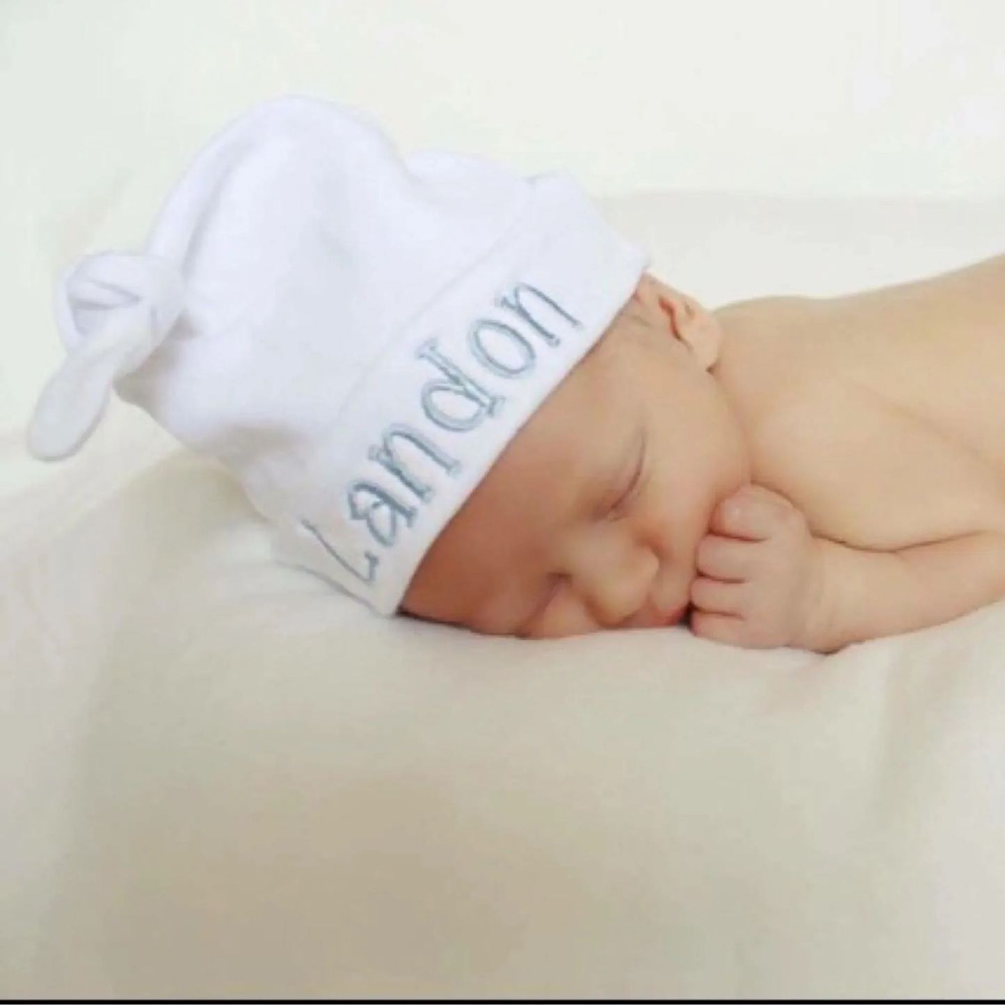 Personalized Embroidery Newborn Baby Hat for Comfort & Unique | CWBaby201