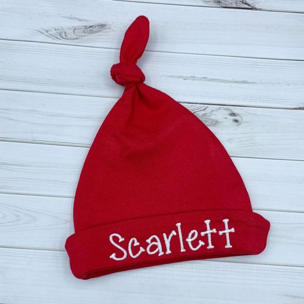 Personalized Embroidery Newborn Baby Hat for Comfort & Unique | CWBaby201