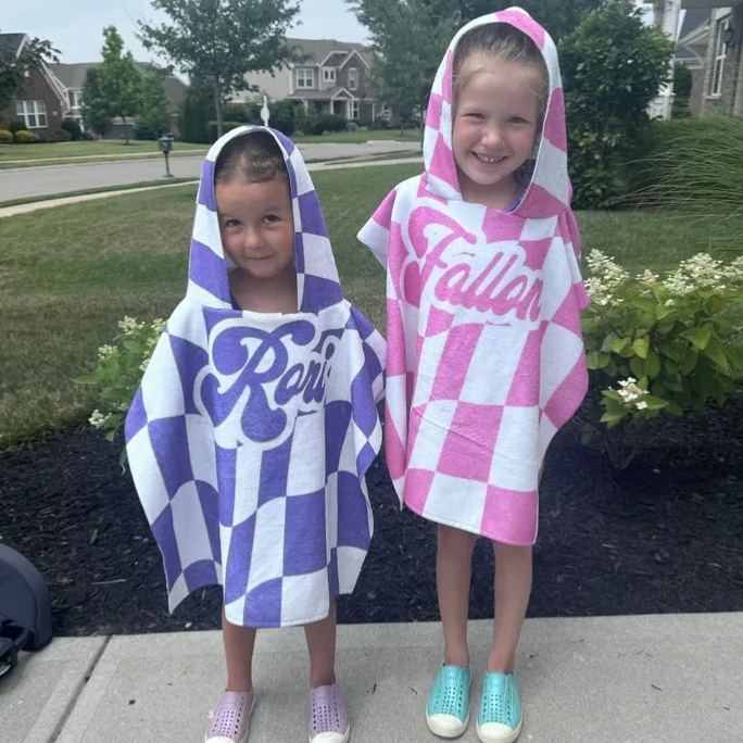 Personalized Hooded Beach Towel for Summer & Beach | CWHTowel41