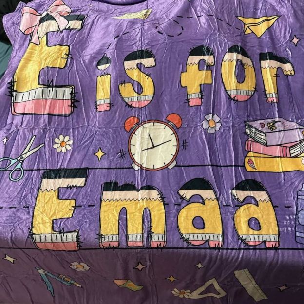 Personalized Lovely Kid Back To School Blanket | BKKid182