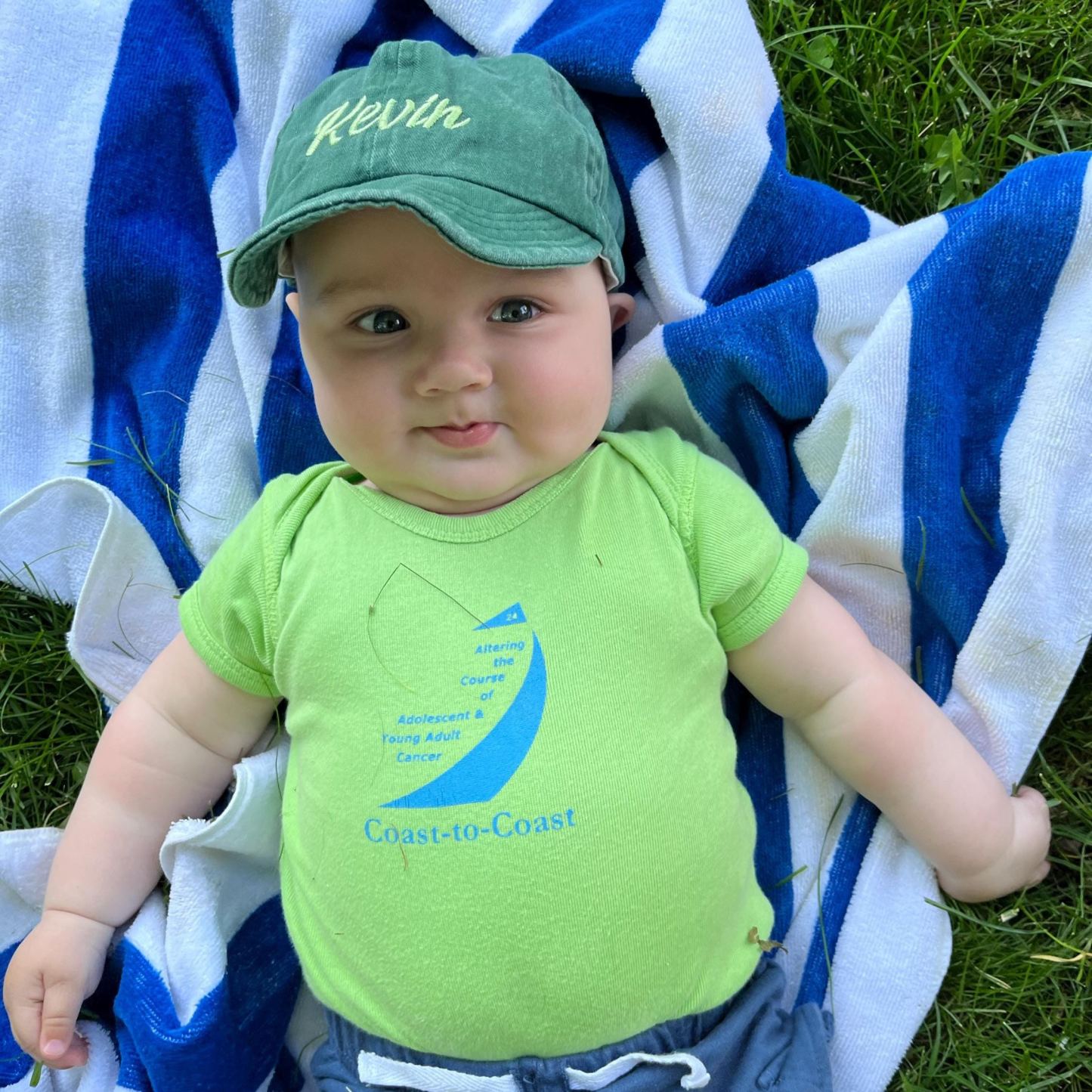 Personalized Embroidery Summer Baseball Hat For Baby | CWBeach194