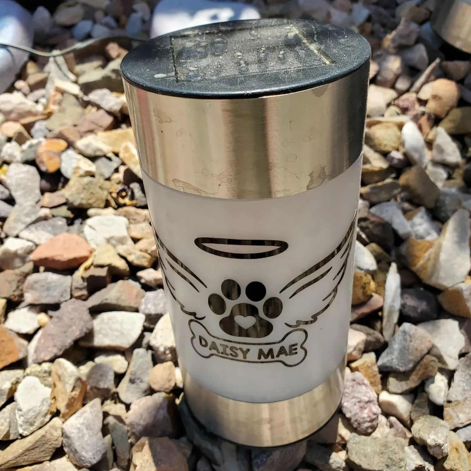 Personalized Pet Loss Gift Memorial Solar Light | BKPet186