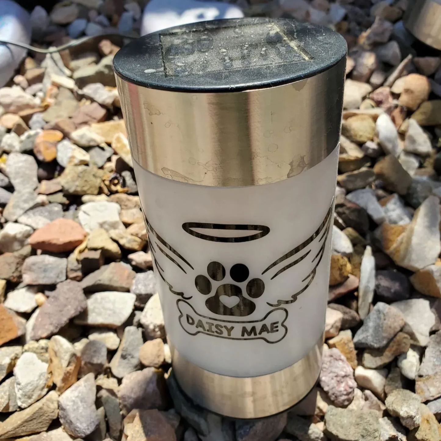 Personalized Pet Loss Gift Memorial Solar Light | BKPet186